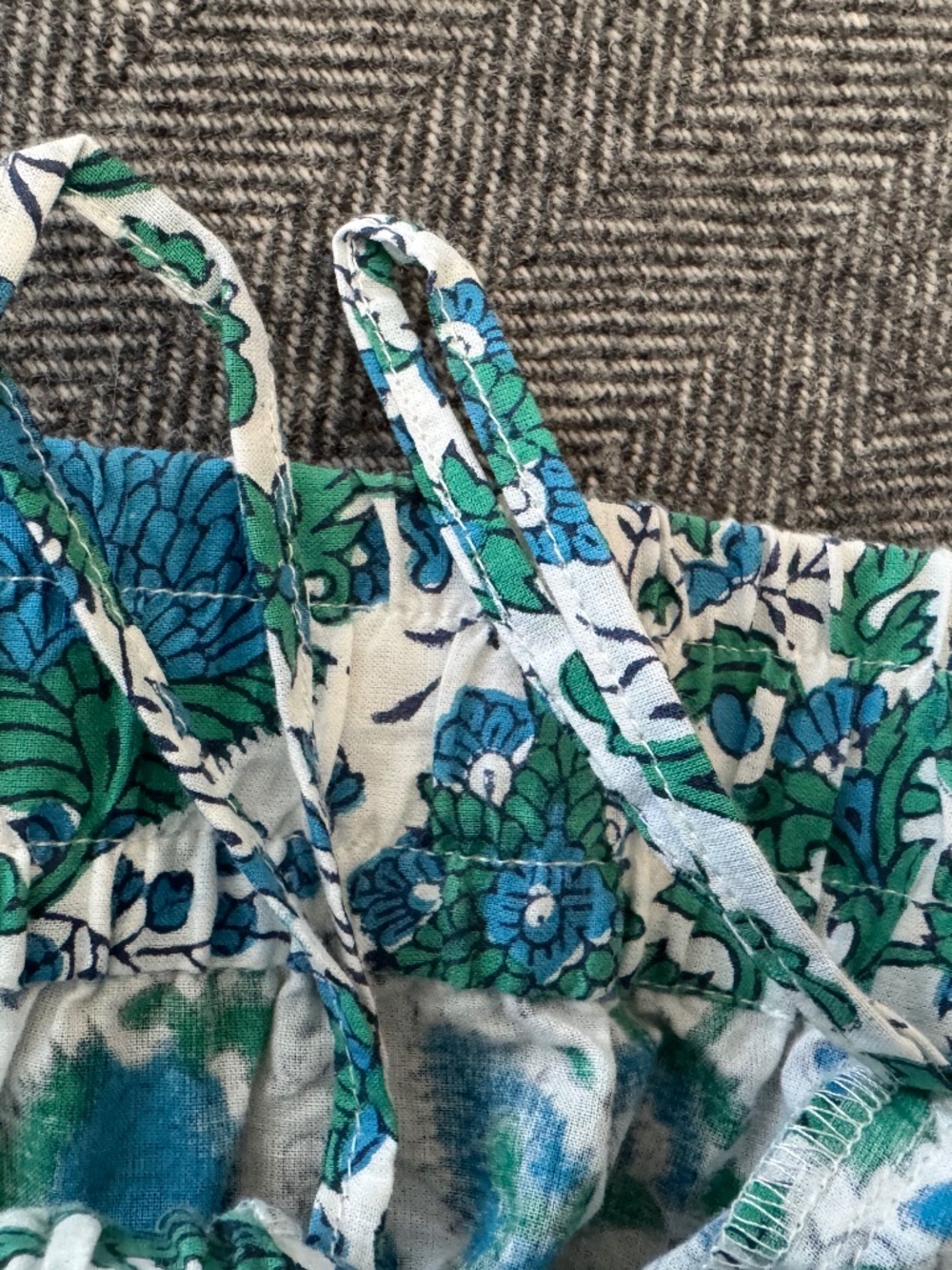 NWT SZ BLOCKPRINTS ELASTIC WAIST W/TIE SKIRT - Picture 11 of 11